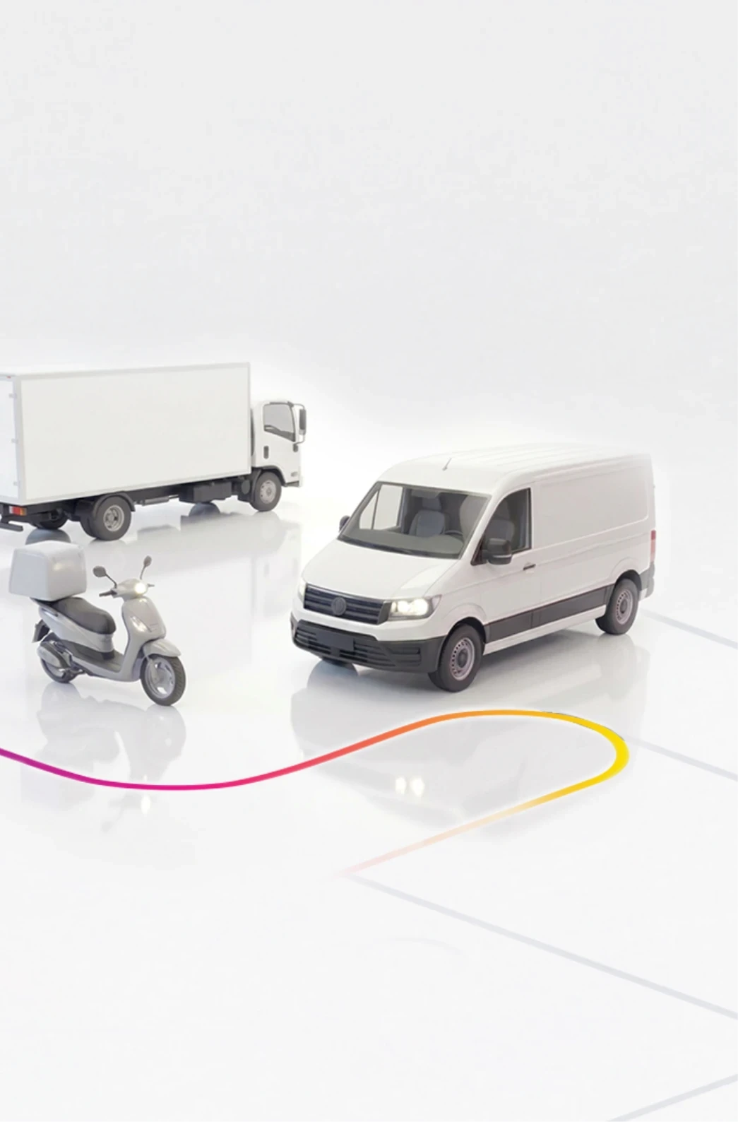 Delivery fleet icons