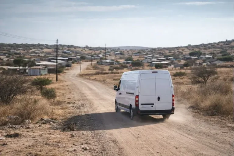 ): Delivering in Low-Connectivity Environments, informal settlement delivery challenges, offline delivery tracking, low-network logistics solutions, delivery in underserved areas